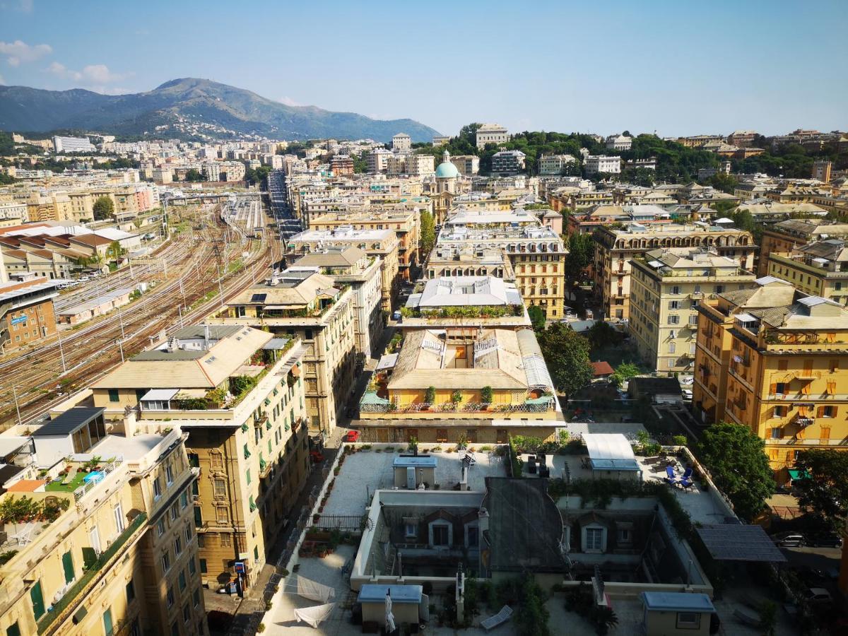 Suite Lambruschini Central With Top City View - Free Covered Parking Генуя Экстерьер фото