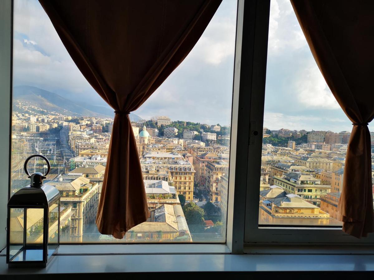Suite Lambruschini Central With Top City View - Free Covered Parking Генуя Экстерьер фото